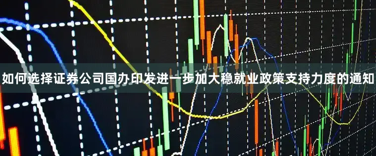 如何选择证券公司国办印发进一步加大稳就业政策支持力度的通知