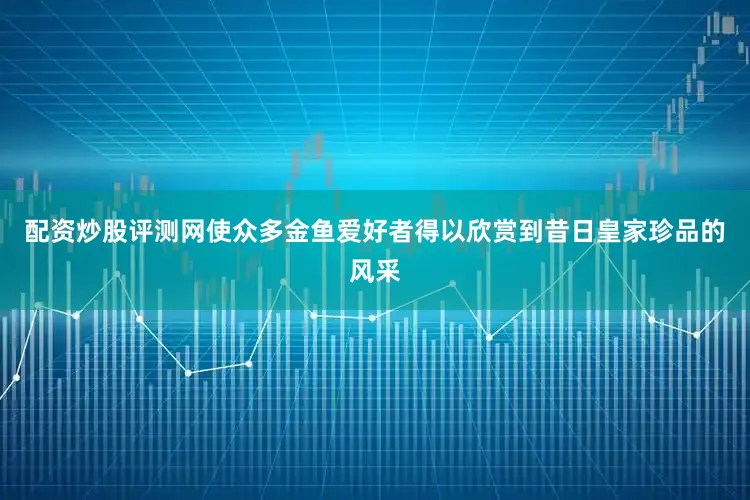 配资炒股评测网使众多金鱼爱好者得以欣赏到昔日皇家珍品的风采