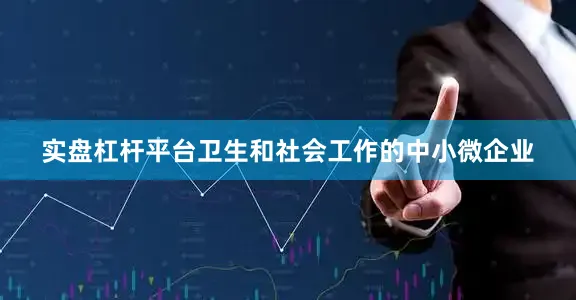 实盘杠杆平台卫生和社会工作的中小微企业